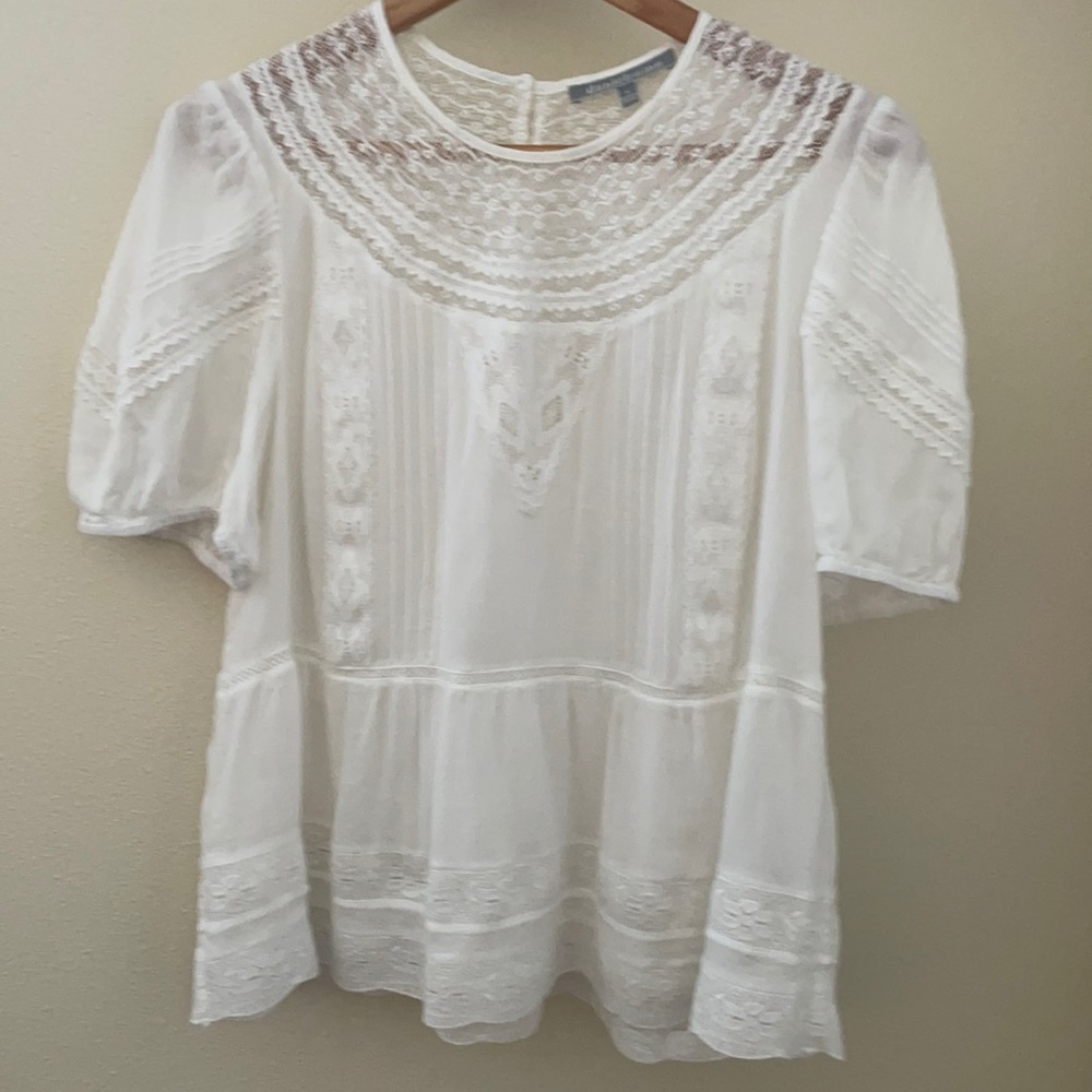 Anthropologie brand:  Danielrainn  peasant blouse